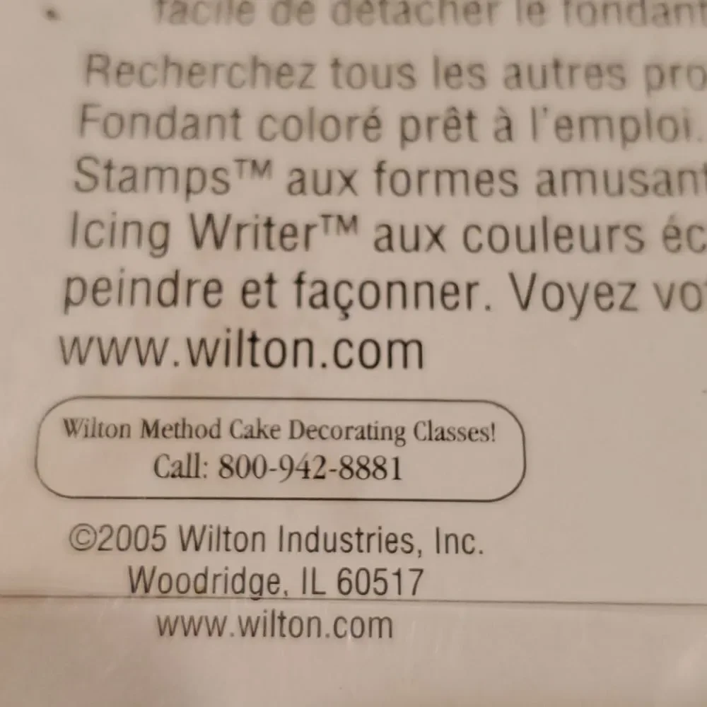 Wilson Fondant Ribbon Cutter Embosser Set Smoother
